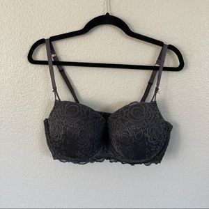 Candies Grey Padded Bra size 38D